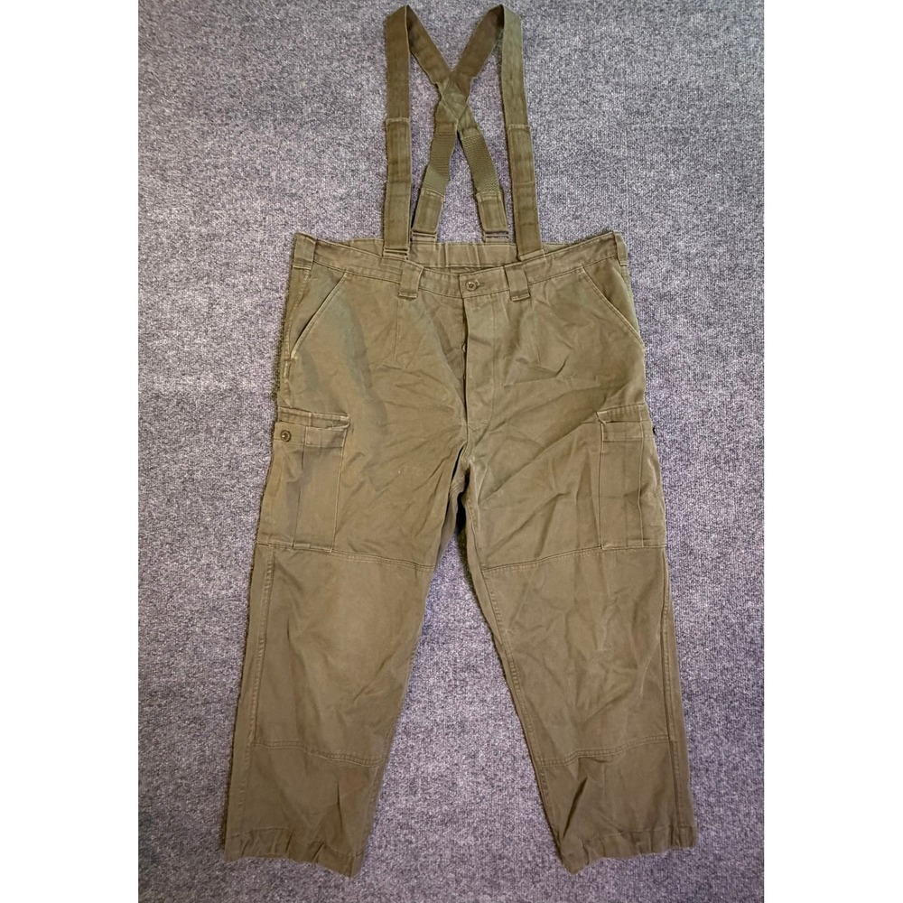 Leo Kohler 2002 German Army Cargo Pants Suspenders Olive Drab 112-116 I/II